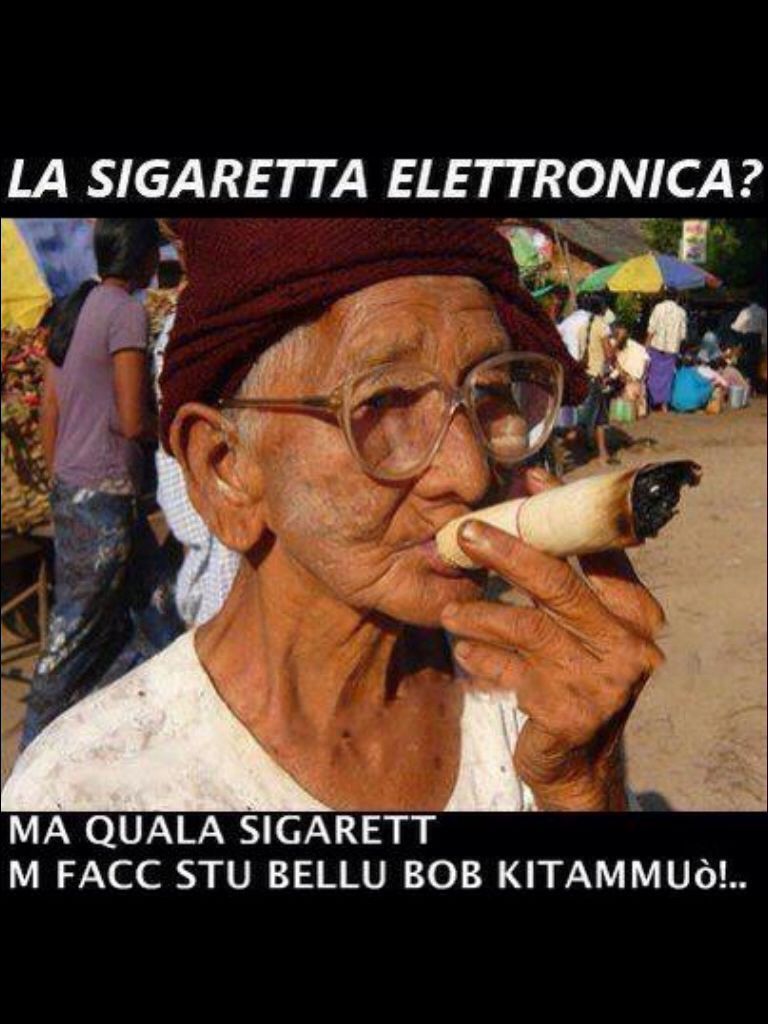 Sigaretta elettronica - meme