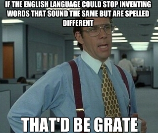 Oh English! - meme