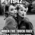 duckfaces everywhere!