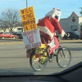 Finally, a naked singing Santa in my price range.  C: