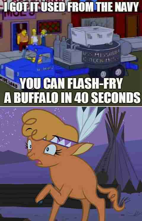 Run buffalo!!!! - meme