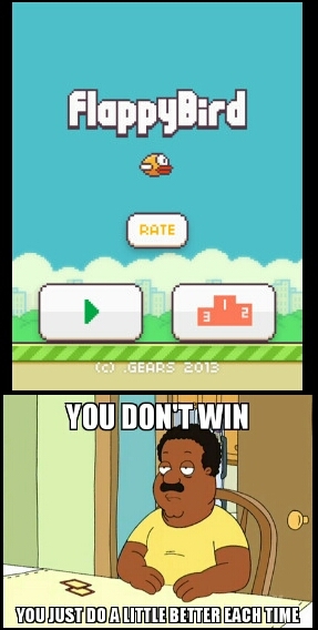 Curse you Flappy Bird! - meme