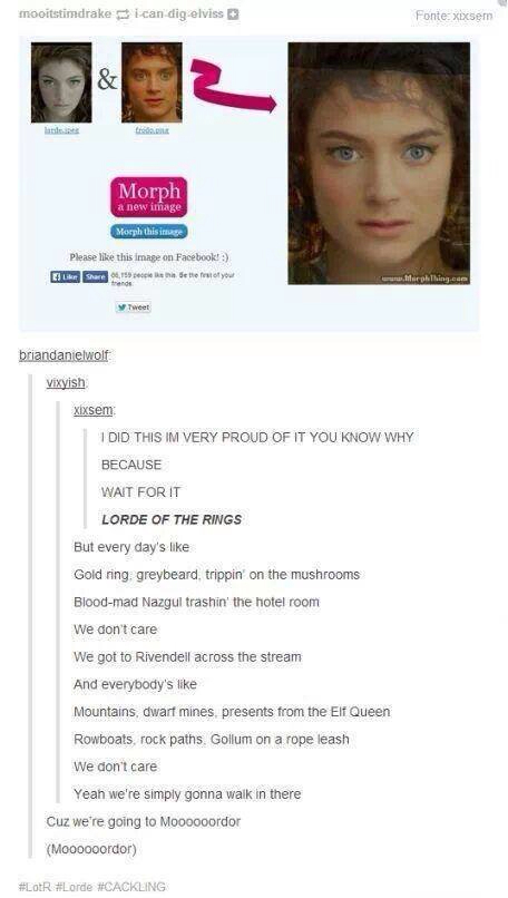 Lorde of the Rings - meme