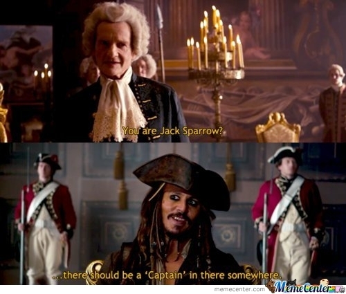 Aaaaah.. Captain Jack Sparrow - meme