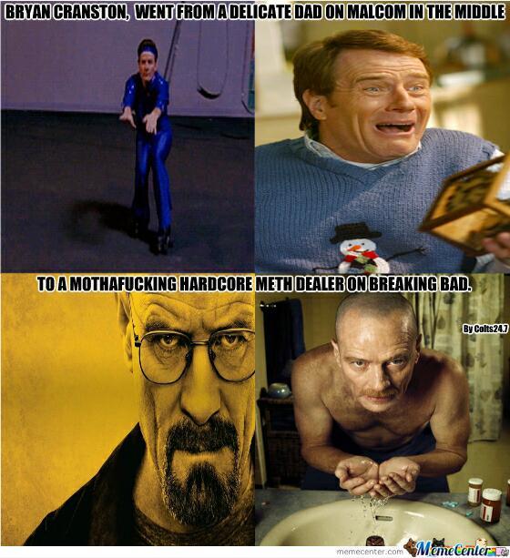 Malcom in the middle to Breaking bad - meme