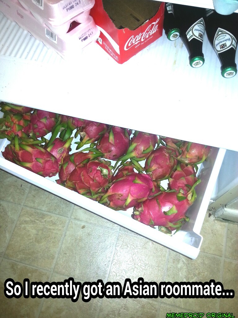He might have an addiction to Dragon fruit... - meme