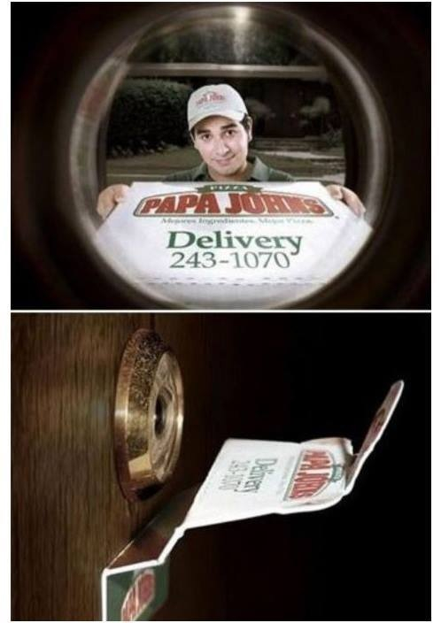Papa Johns delivery - meme