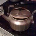 A satisfied teapot...emphasis on pot