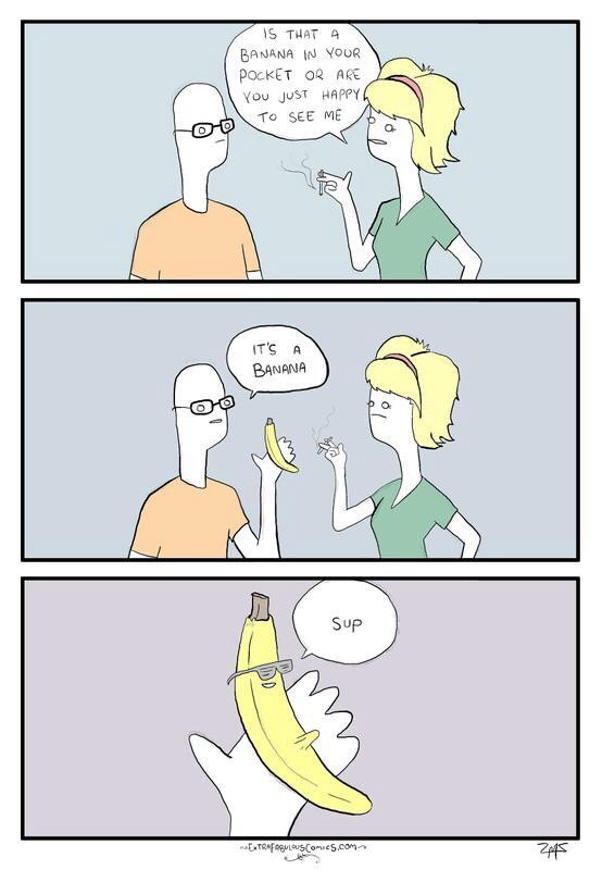 Title is banana dick.  - meme