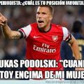 Lukas Podolski es un loquillo