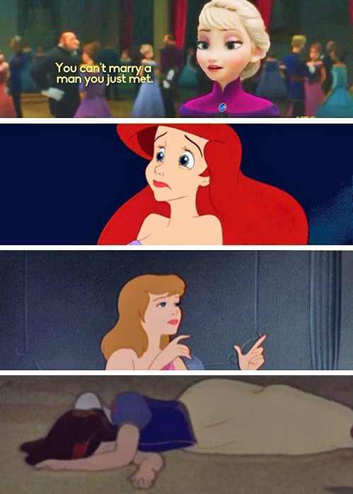 Frozen challenges Disney stereotypes - meme