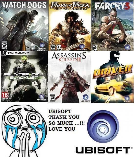 ubisoft is much better than ea - meme