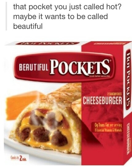 beautiful pockets - meme
