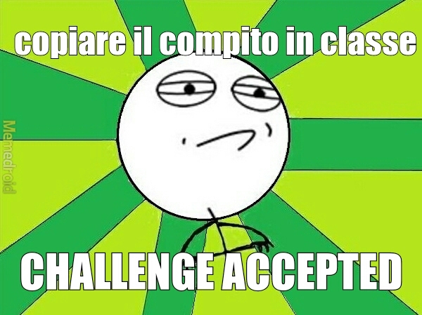 challenge accepted - meme