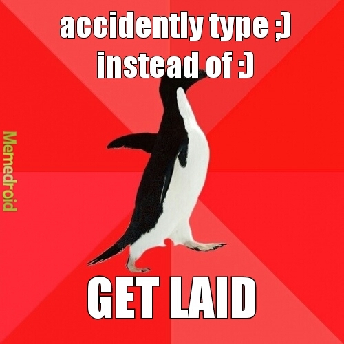 lucky penguin. - meme