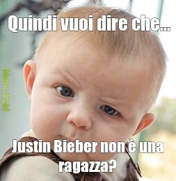 Justin Bieber - meme