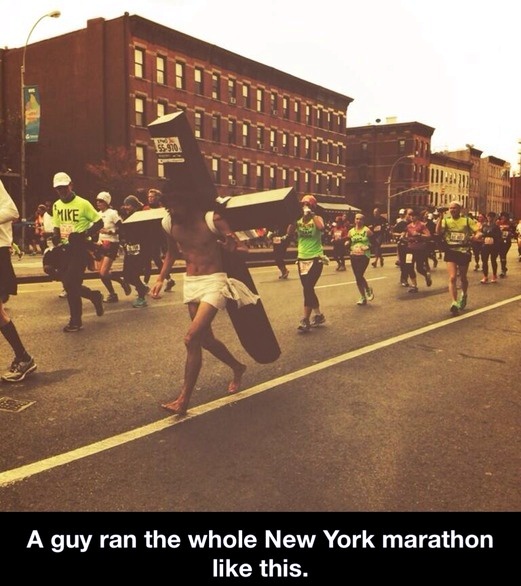 New York marathon - meme