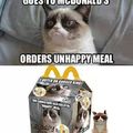 or even grumpy meal
