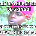 halloween é o cacete hueheu saci boladao