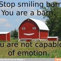 Barn be happy