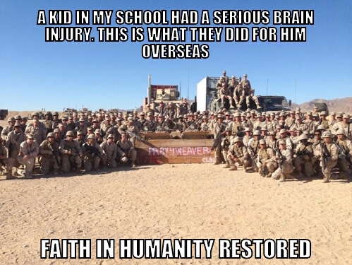 Insert faith in humanity and restore it. - meme