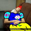 snapchat and sleeping friend
