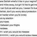 Hey there Delilah