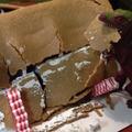 When your gingerbread house fails add dinosaur