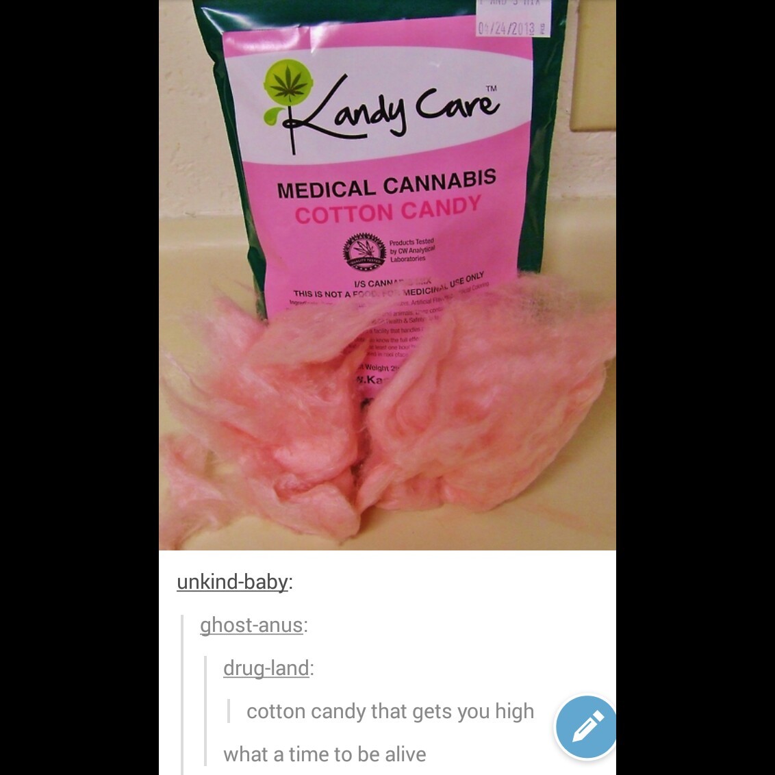 cotton candy anyone?! - meme