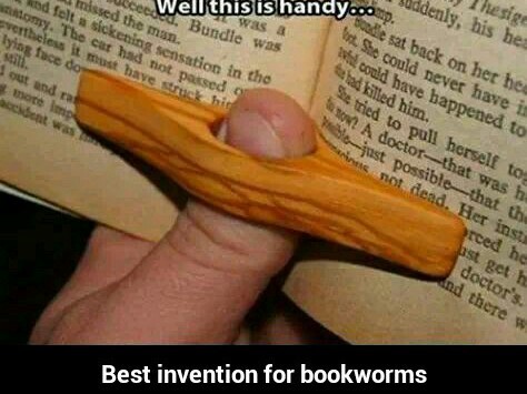 Best invention for bookworms - meme