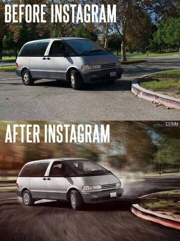 Instagram everywhere - meme