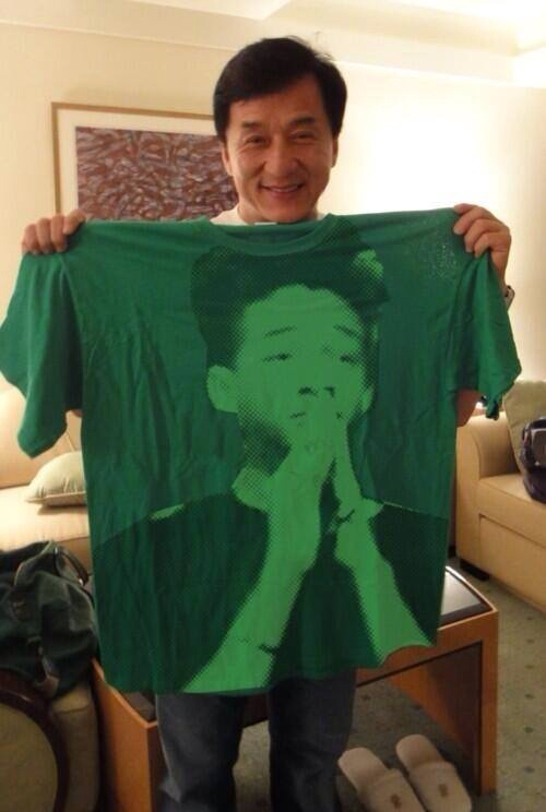 Hes the biggest action star, still buys himself a tshirt of Jaden Smith....thats humility - meme