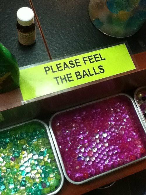 Please touch the balls!!!! - meme