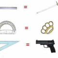 your weapons in school