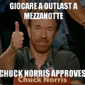 Mai mettere no me gusta a Chuck