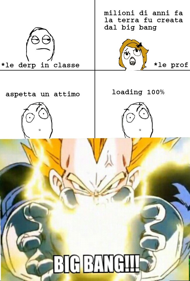 vegeta ha creato il pianeta!!! - meme