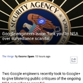 Respect for Google, no fear