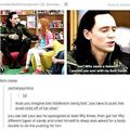 Tom Hiddleston is just the best of people playing the worst of gods