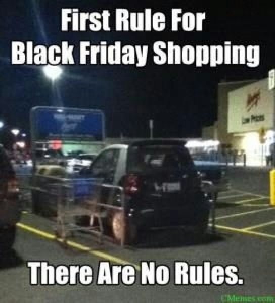 I'm not going out with the crazies black friday - meme