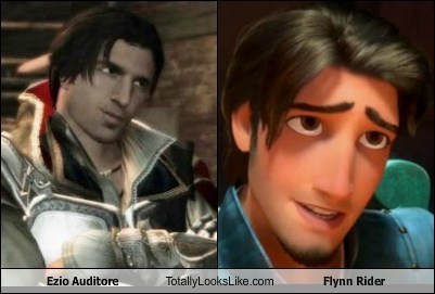 Did you know flynn is modeled after ezio?  - meme