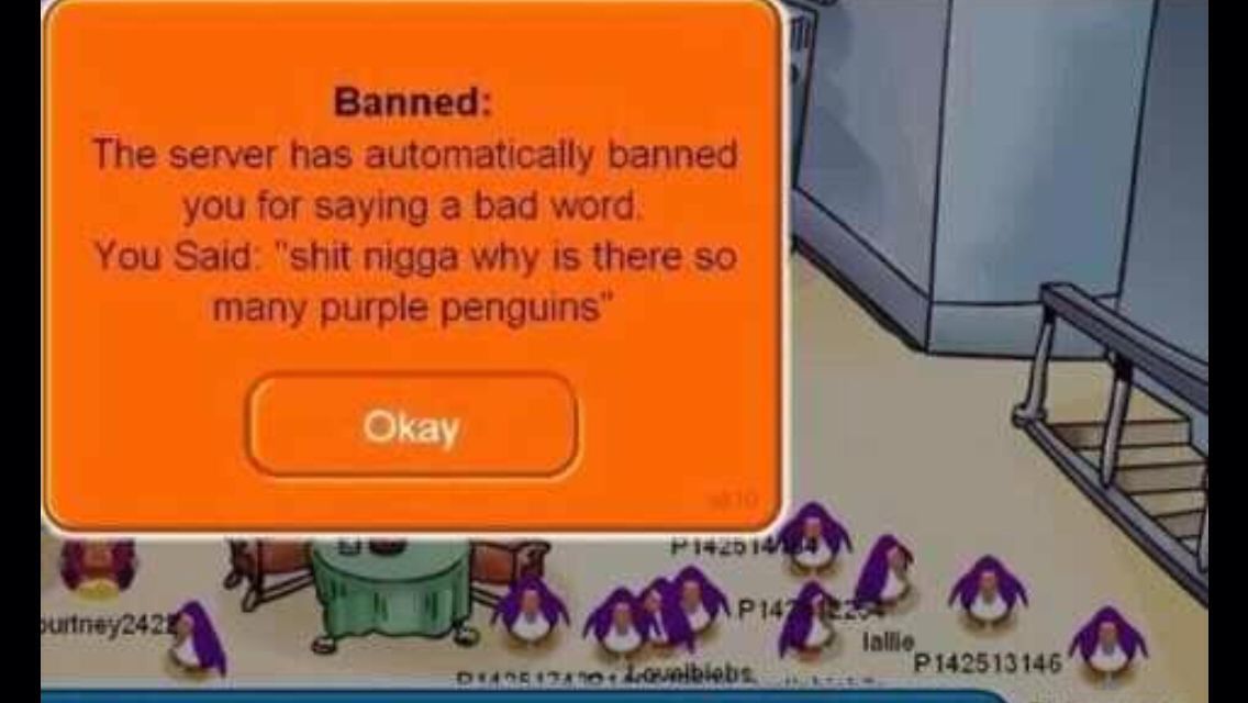 Too many purple penguins - meme