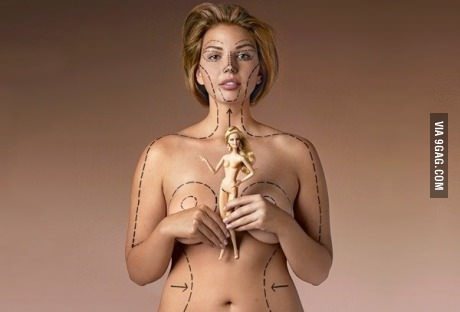 Body of a Barbie.... - meme