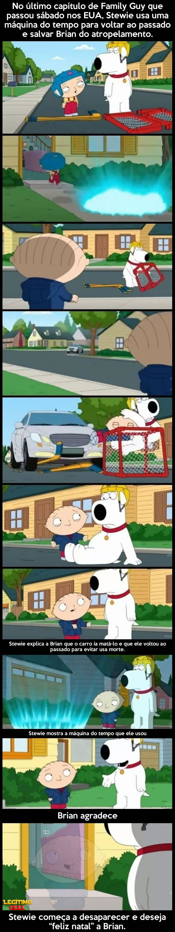 Stewie salva Brian da morte... - meme
