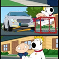 Stewie salva Brian da morte...