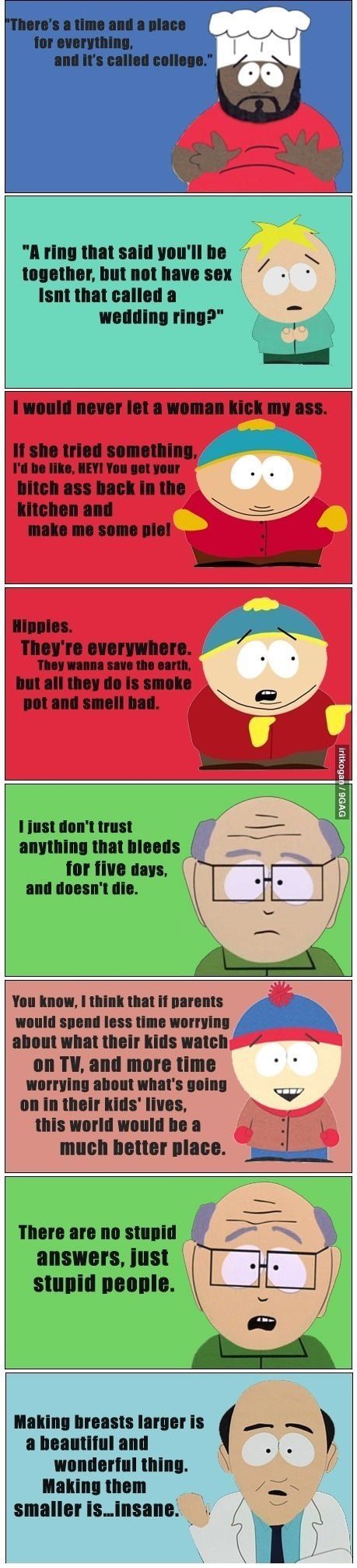 South Park teaches - meme