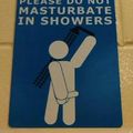 Ne pas se masturber sous la douche