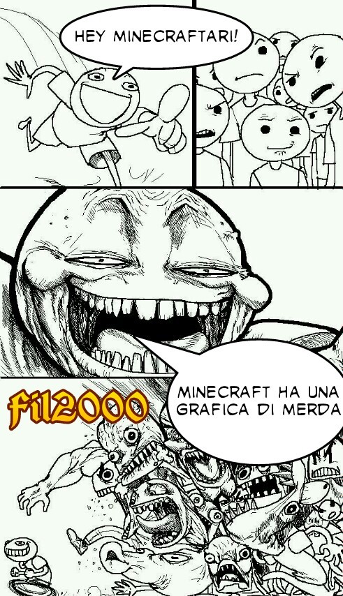W Minecraft - meme
