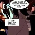 Batman wins because Batmam
