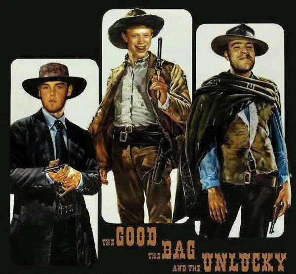 The good, the bad and the unlucky - meme