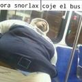 snorlax-transporte publico